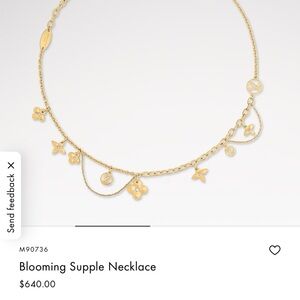 Gold Blooming Supple Necklace